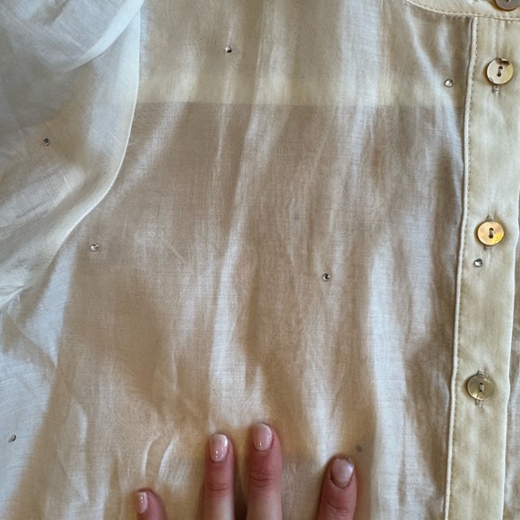 Bailey 44 Sheer Rhinestone Blouse - Picture 10 of 11